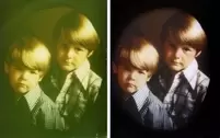 Before and after image showing benefits of photo restoration