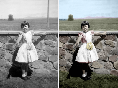 Professional Photo Colorizing Of Black And White Photos And Color Tinting Services From Photofixrestore Photo Repair Restoration